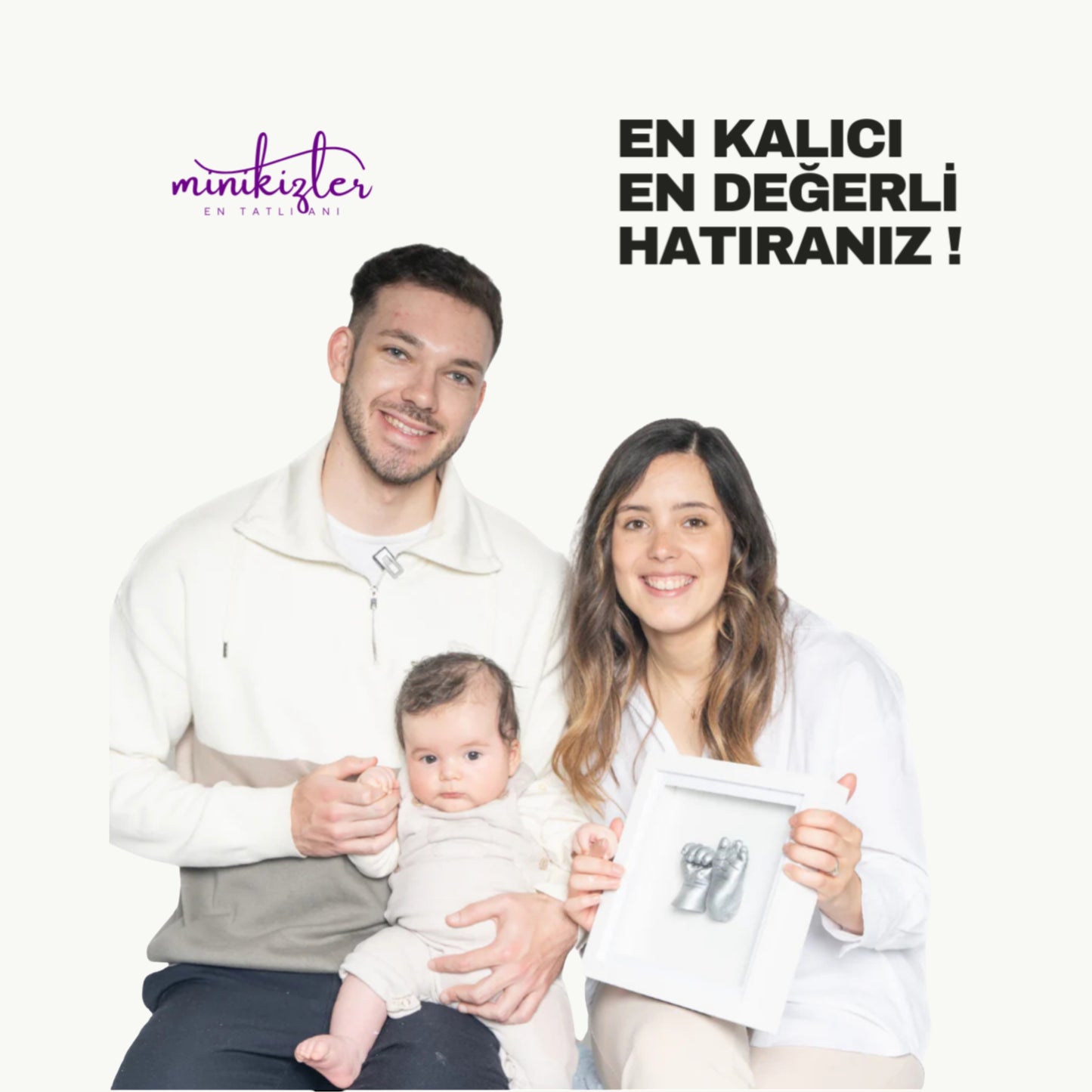 Minikİzler™ Bebek El & Ayak Alçı Hatıra Kiti